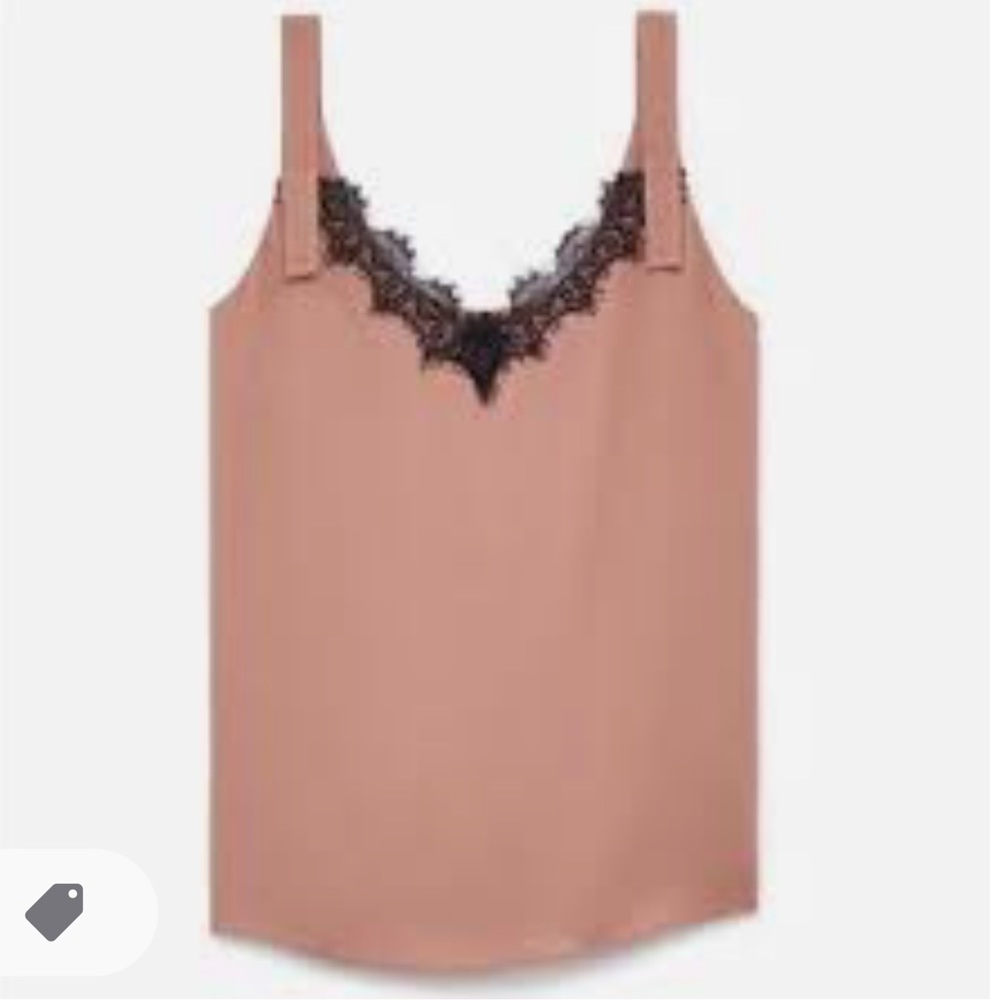 Aritzia Adalric Lace Top-Nutmeg Pink- Size S